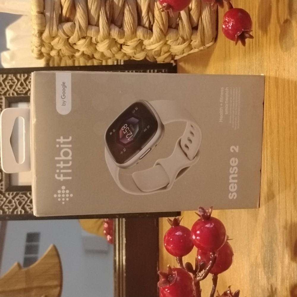 NIB Fitbit Sense 2 Lunar White 🤍
